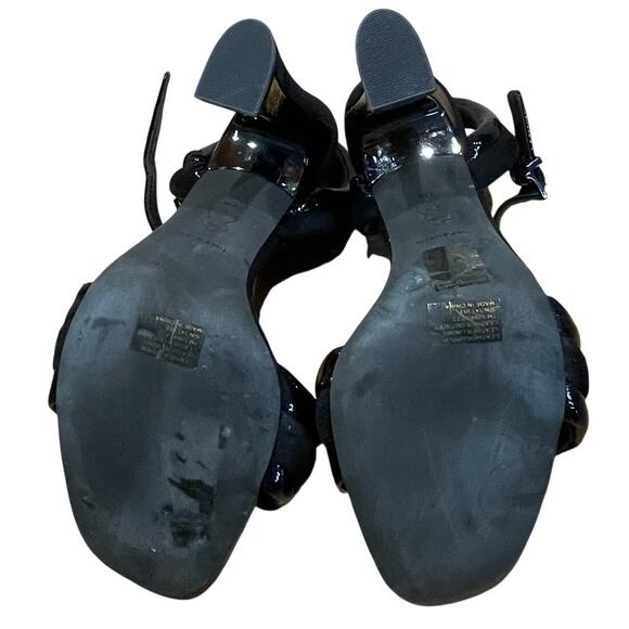 Tory Burch Puffed Up Sandals Softy Naplack Cow Patent Women's Size 7M NWOB - Picture 6 of 7